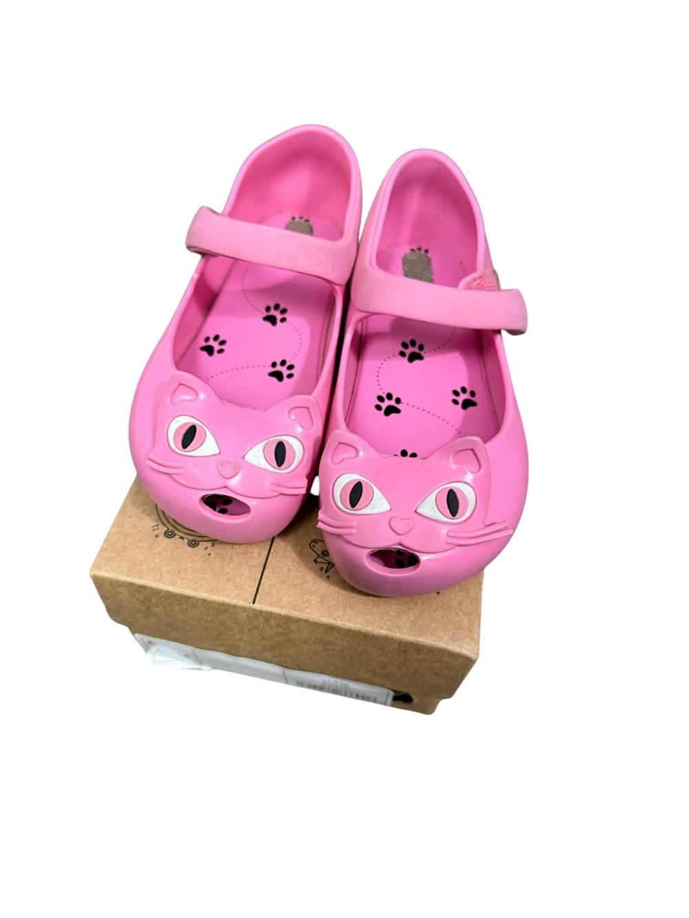 Mini Melissa Ultragirl Cat Flat in Pink